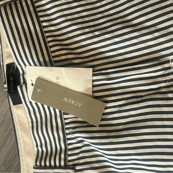 J.Crew Teddie Navy and Cream Striped Pants - Picture 7 of 12